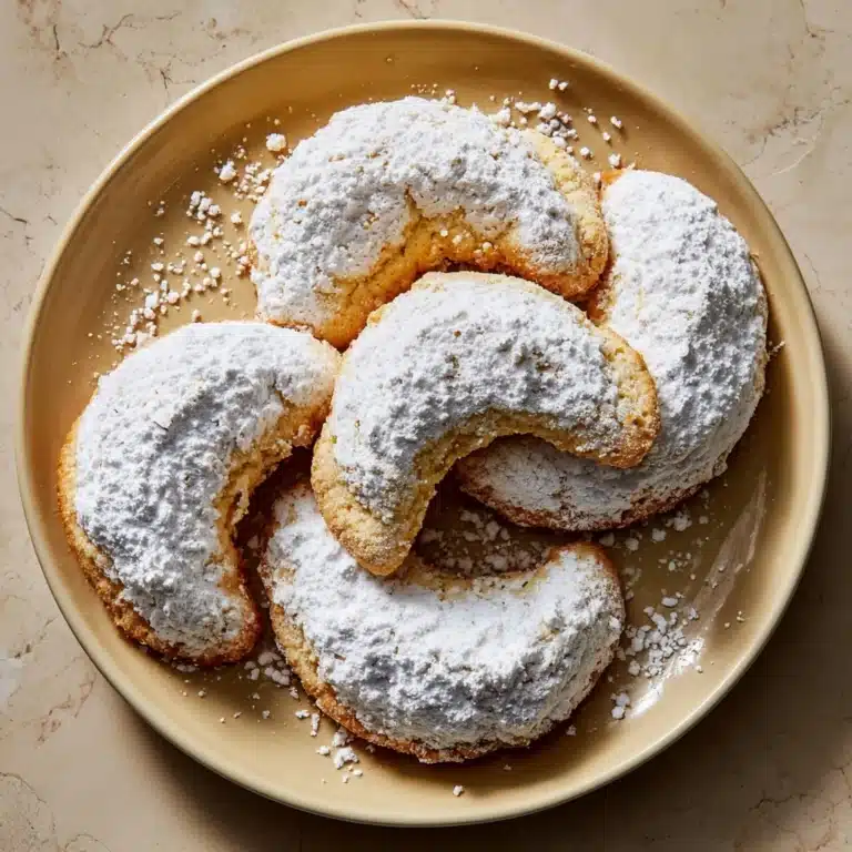 Almond Crescent Cookies Recipe