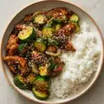 Ponzu Zucchini Stir Fry with Chicken Recipe