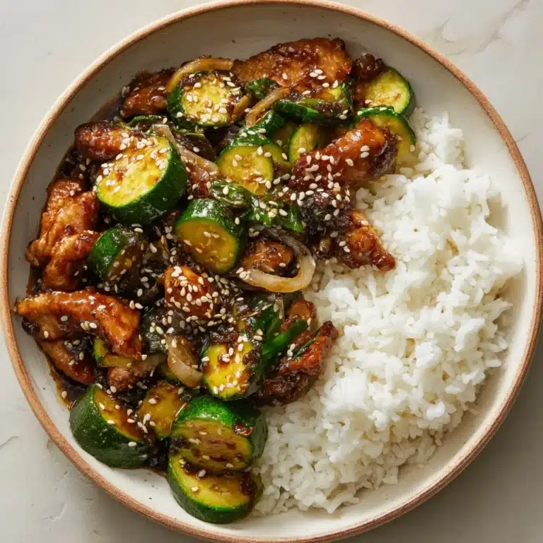 Ponzu Zucchini Stir Fry with Chicken Recipe
