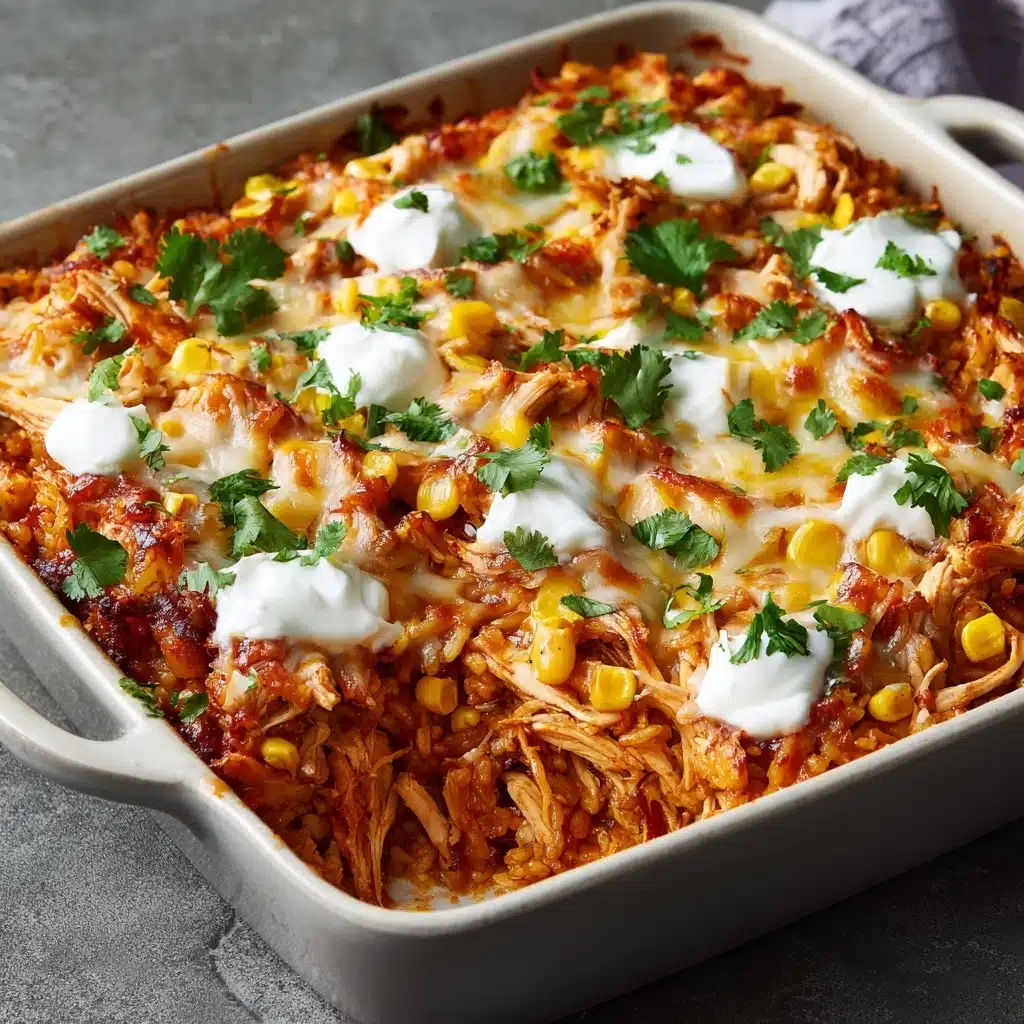 Chicken Enchilada Rice Casserole Recipe - Recipe Image