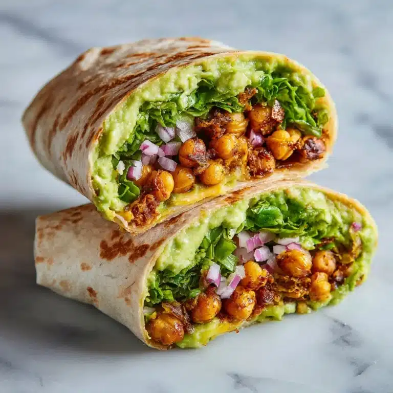 Crunchy Chickpea Caesar Wraps Recipe