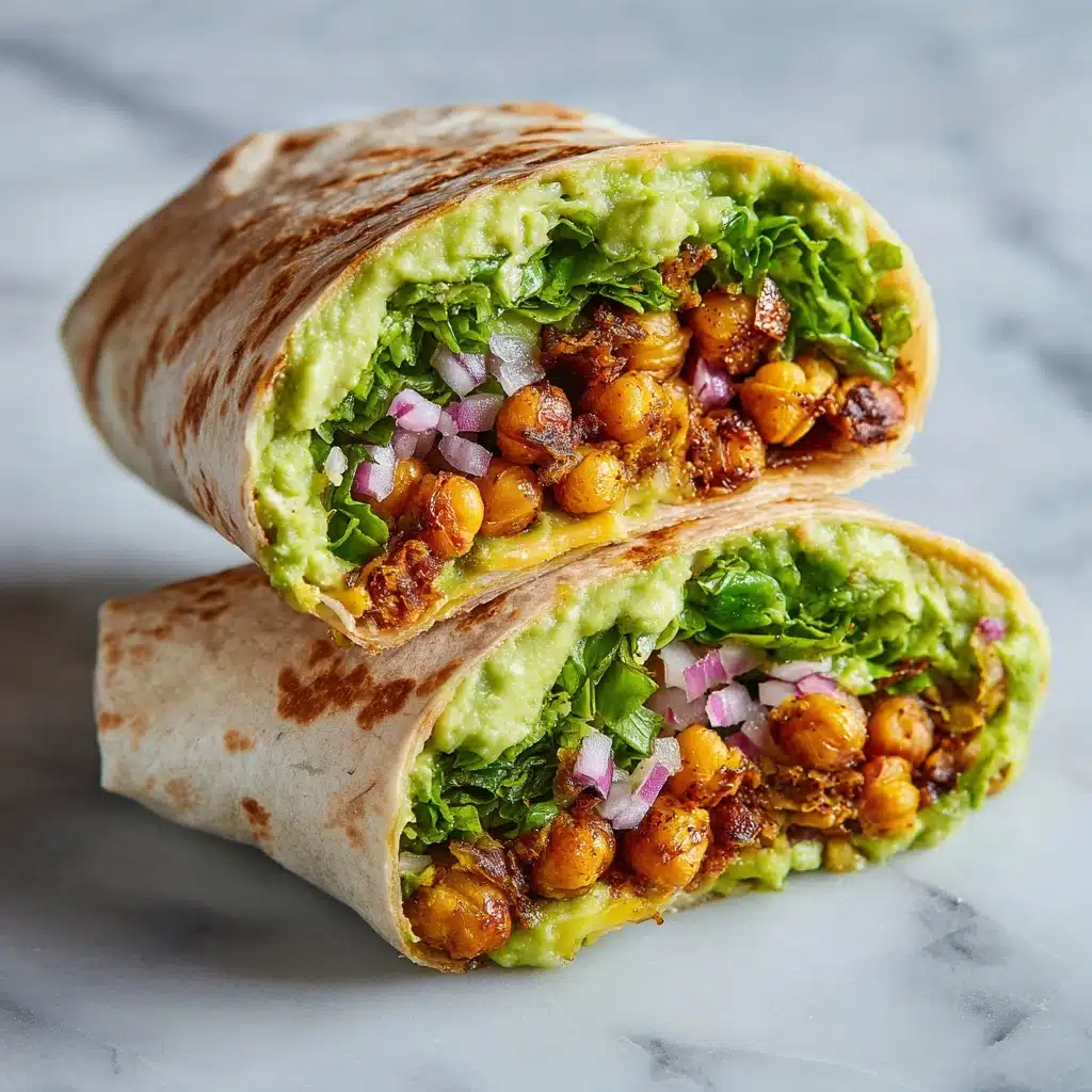 Crunchy Chickpea Caesar Wraps Recipe
