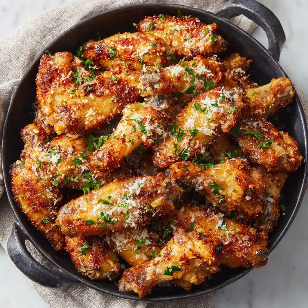 Garlic Parmesan Wings Recipe - Recipe Image