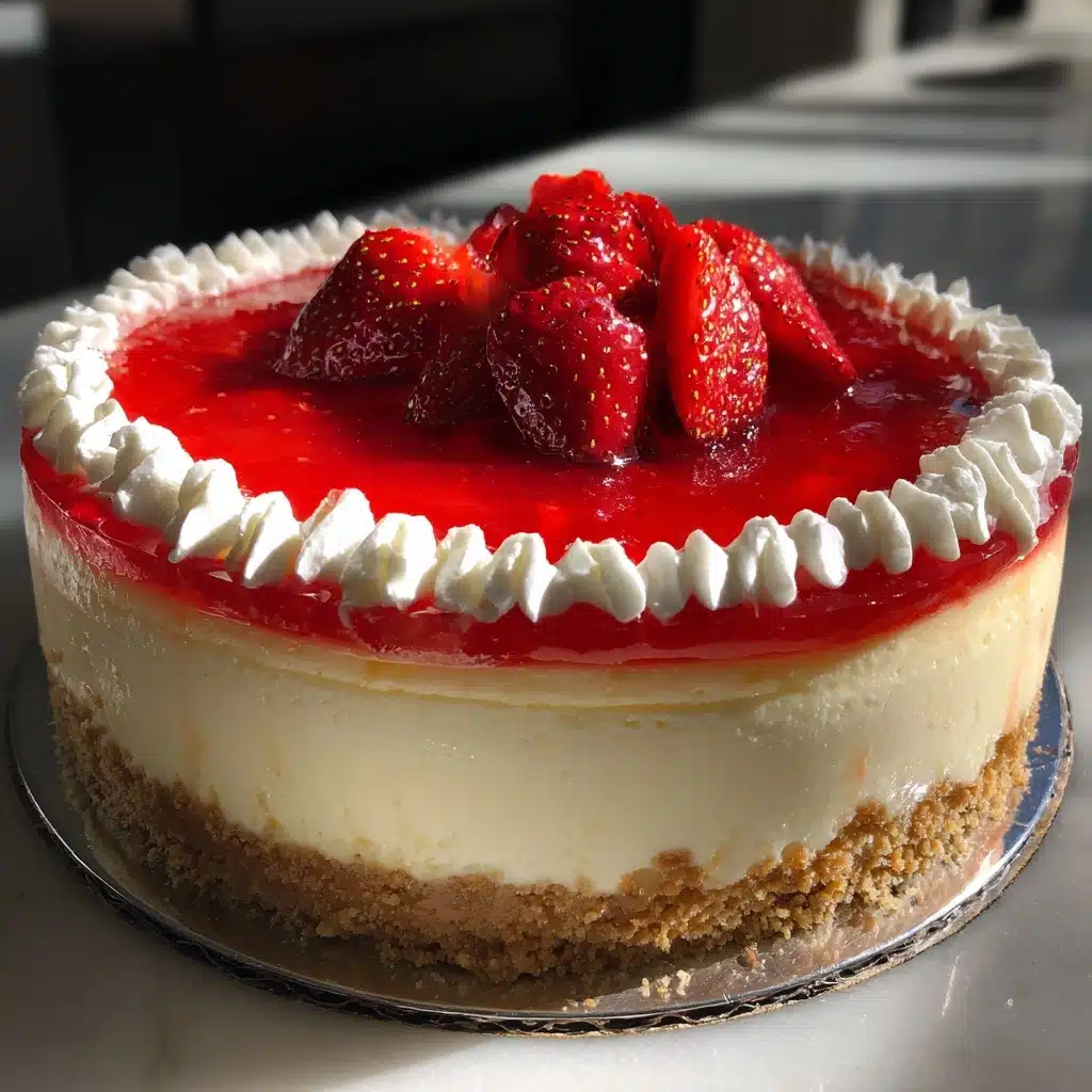 Strawberry Crunch Cheesecake Recipe - Recipe Image