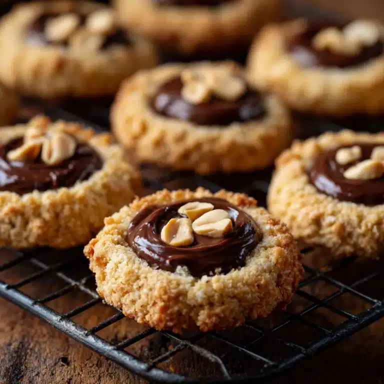 Chocolate Hazelnut Cream Thumbprints Recipe