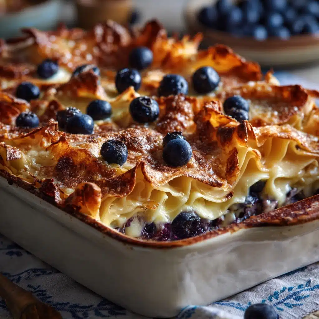 Lemon Blueberry Dessert Lasagna Recipe