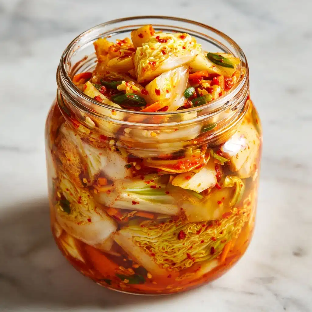 Easy Vegan Kimchi Recipe - Recipe Image