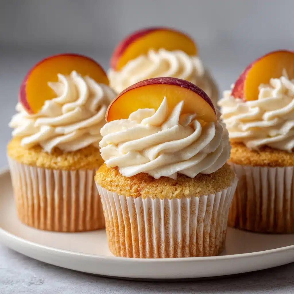 Honey Peach Cream Cheese Cupcakes Recipe