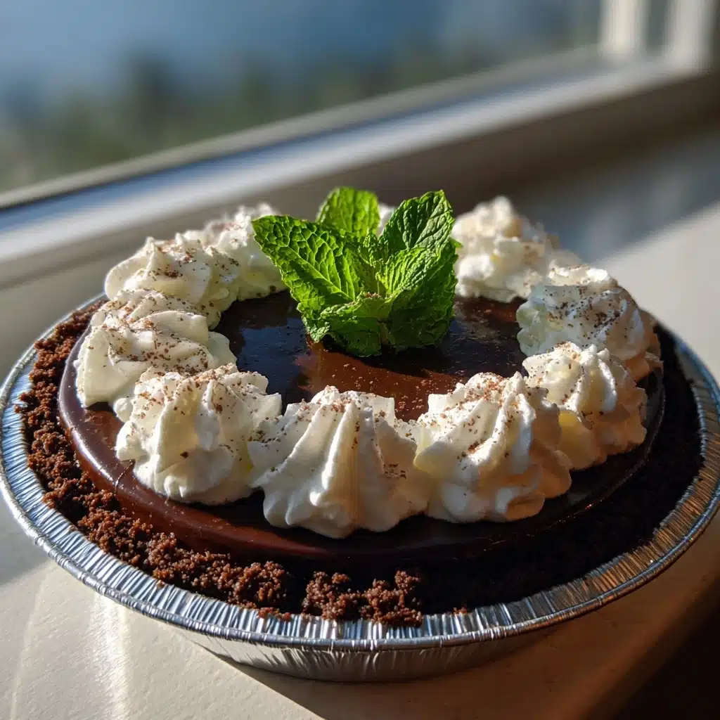 Chocolate Mint Pie Recipe - Recipe Image