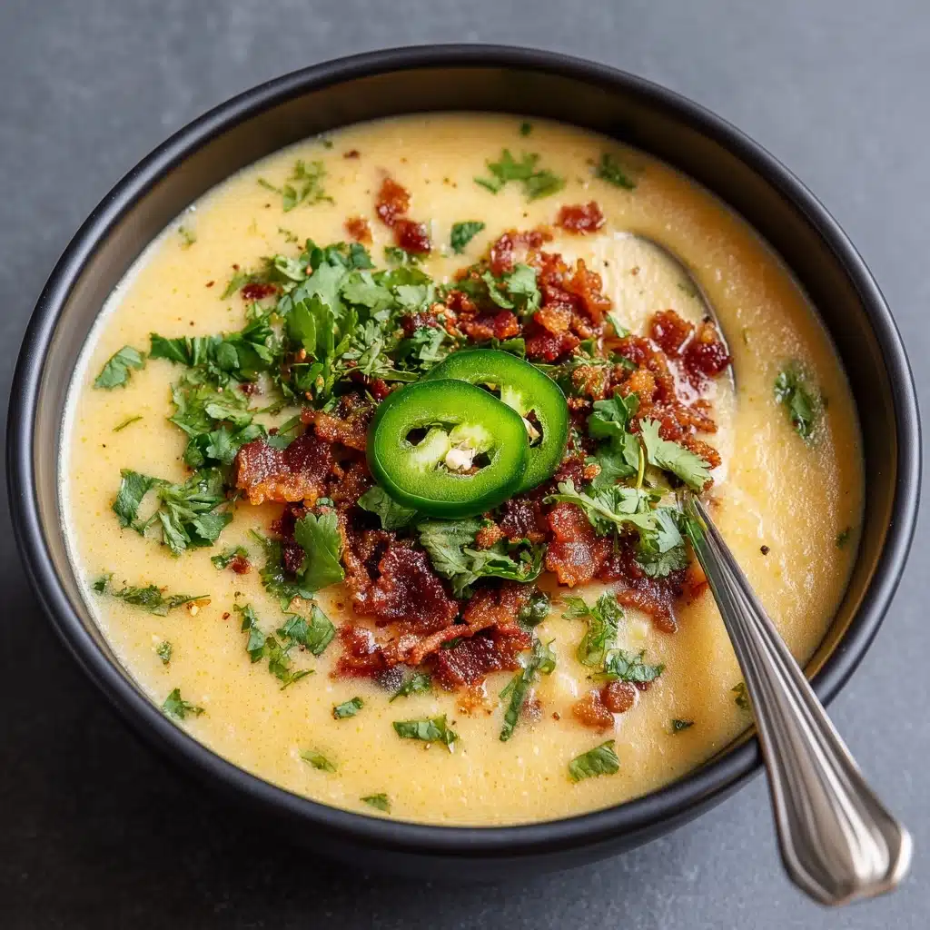 Smoky Jalapeño Cheddar Potato Soup Recipe