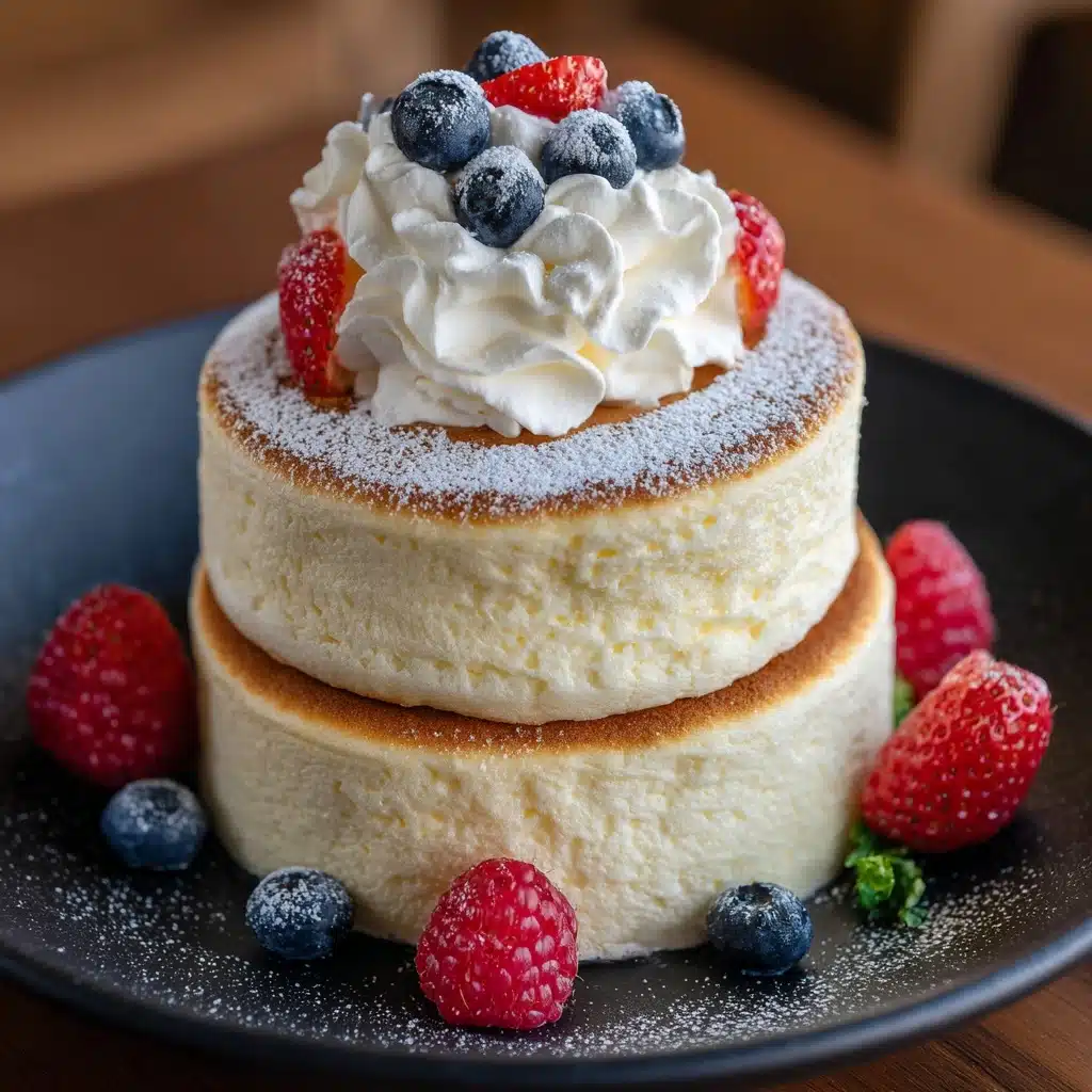 Fluffy Japanese Soufflé Pancakes Recipe - Recipe Image