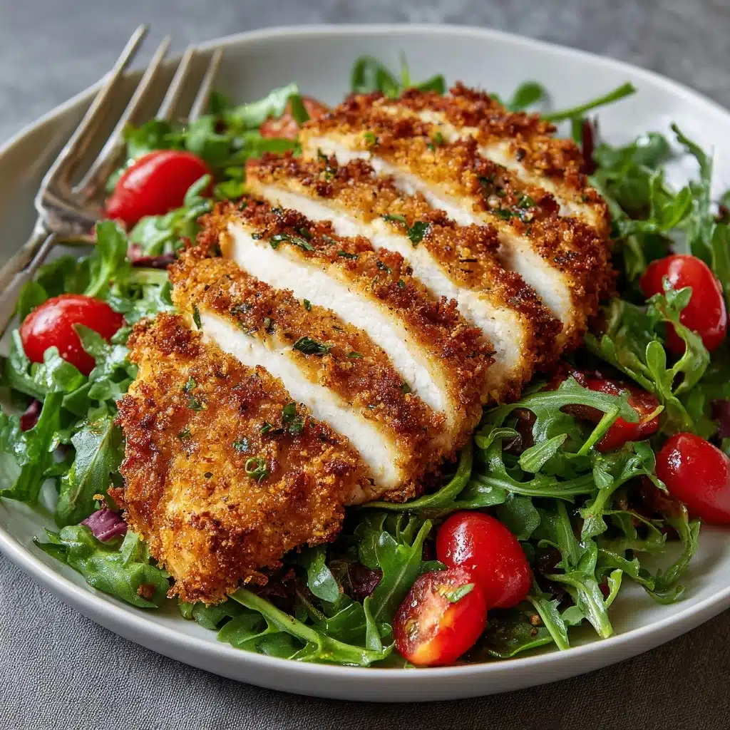 Chicken Milanese with Arugula Salad Recipe