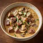 Keto Beef and Mushroom Soup Recipe