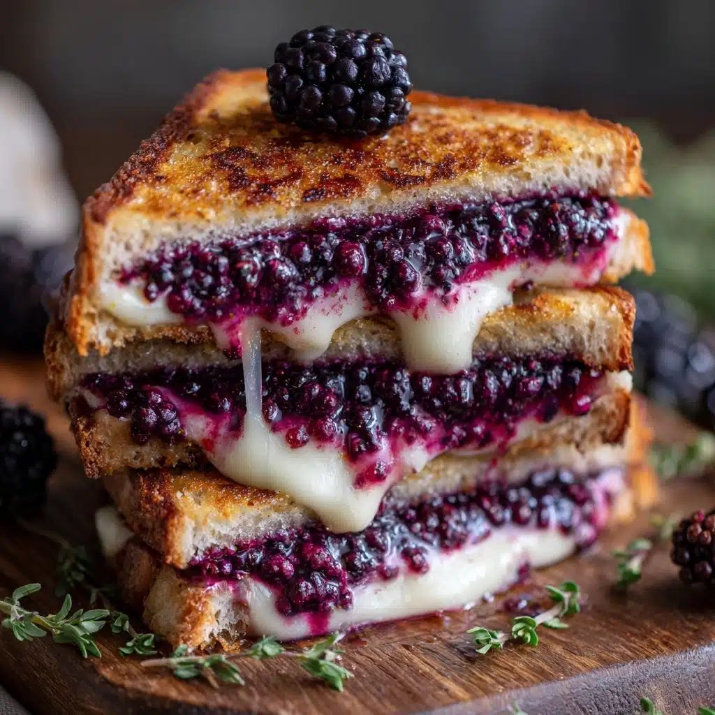 Blackberry Balsamic and Brie Grilled Cheese Recipe - Recipe Image