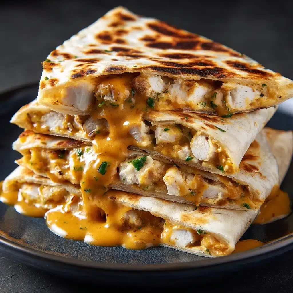 Cheesy Chicken Wraps Recipe - Recipe Image