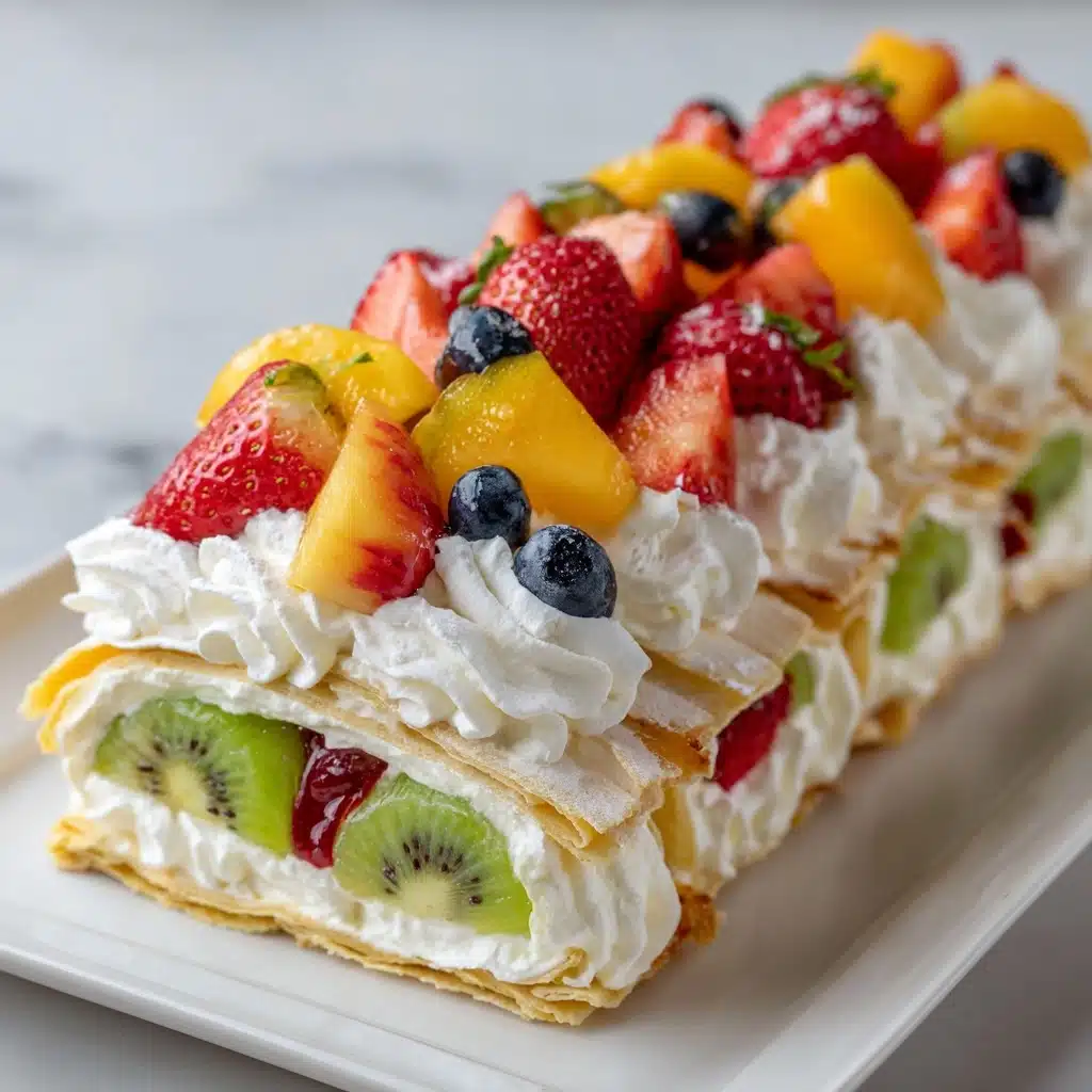 Cheesecake and Fruit Salad Recipe - Recipe Image