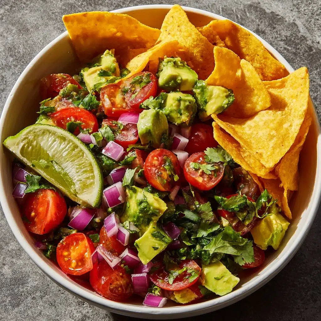 Avocado Salsa with Tortilla Chips Recipe - Recipe Image