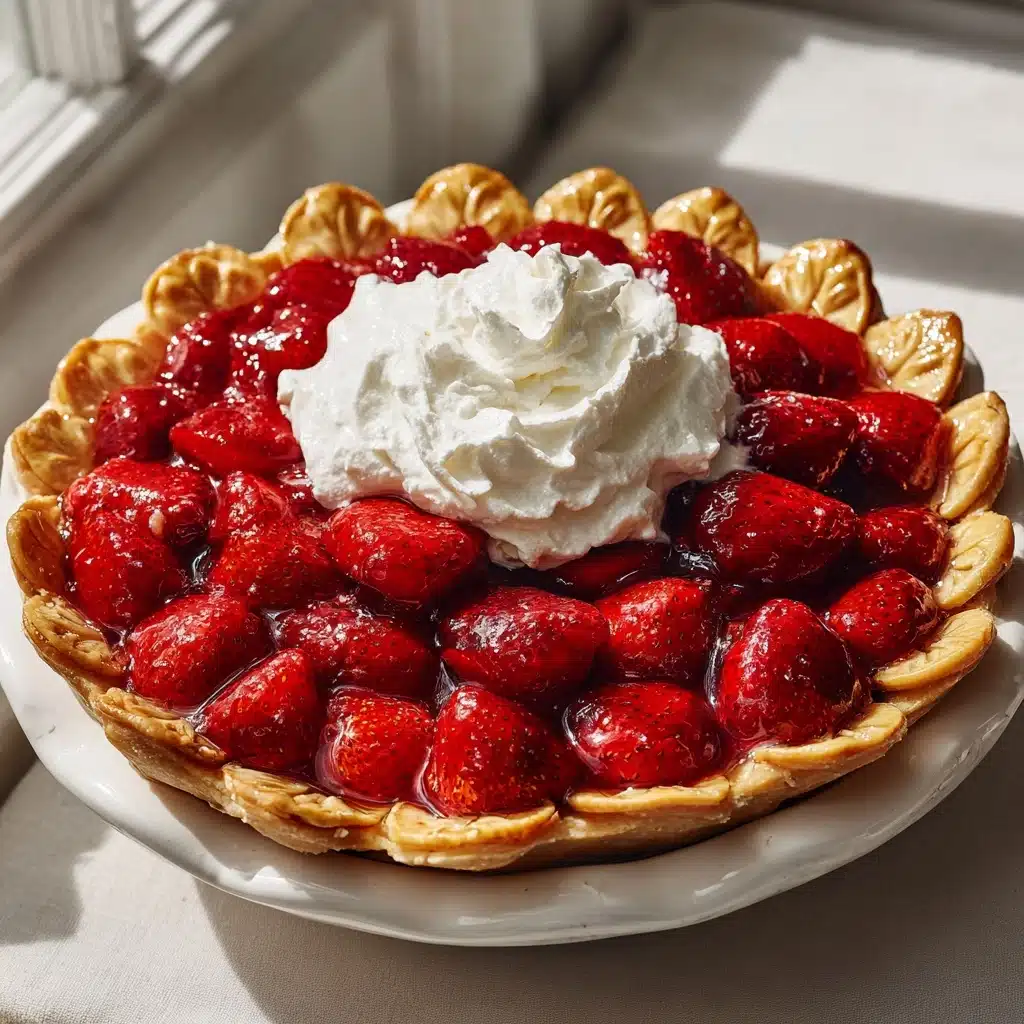 Strawberry Rhubarb Pie Recipe - Recipe Image