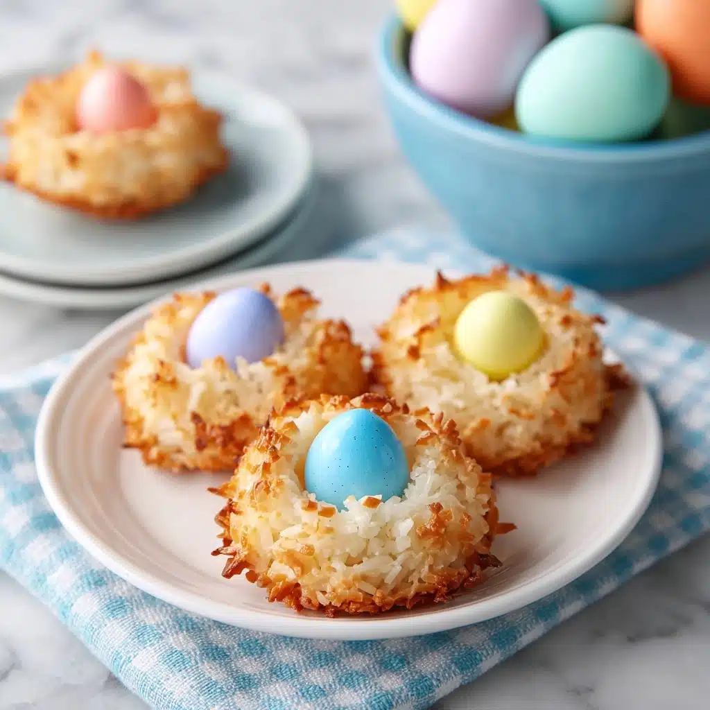 Coconut Macaroons Easter Birds Nests Recipe - Recipe Image