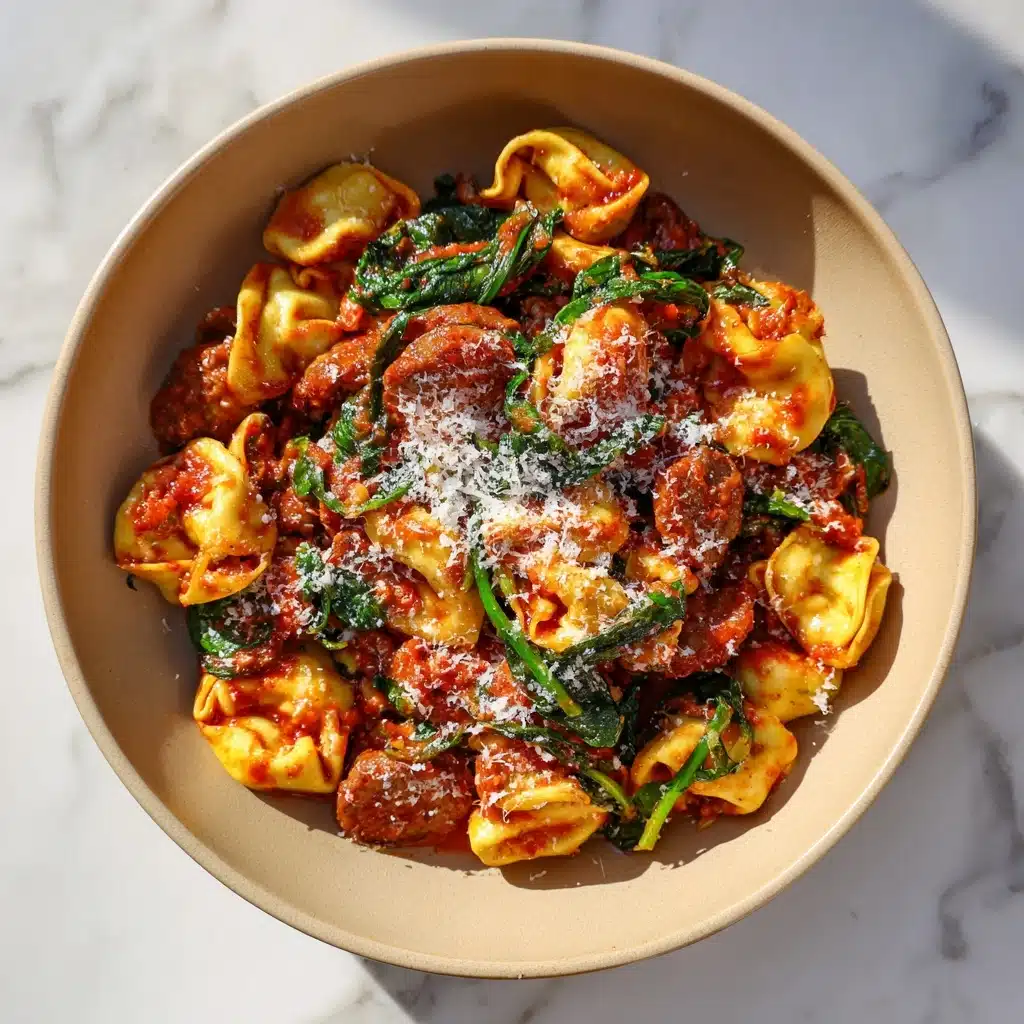One Pan Tortellini with Sausage Recipe