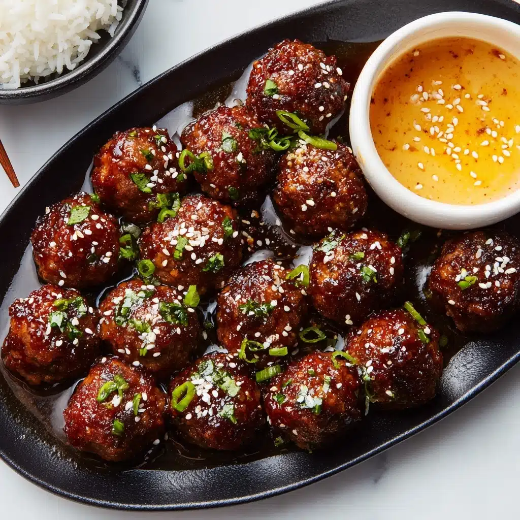 Korean BBQ Meatballs Dip Recipe - Recipe Image