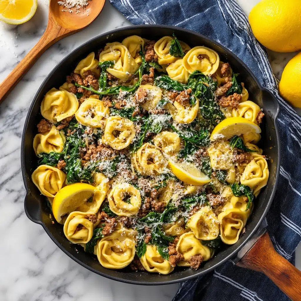 One-Pan Tortellini and Sausage Skillet Dinner Recipe