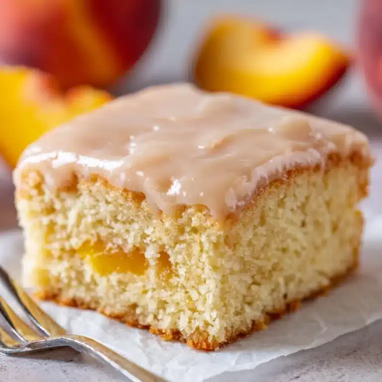 Brown Sugar Peach Cake Recipe