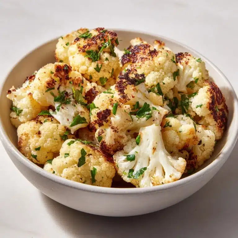 Crispy Parmesan Roasted Cauliflower Recipe