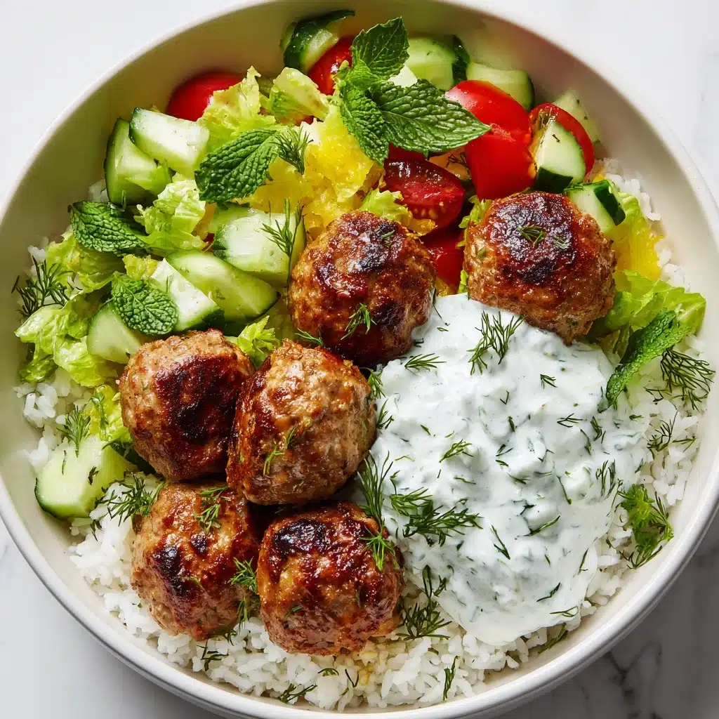 Greek Chicken Meatballs Recipe - Recipe Image