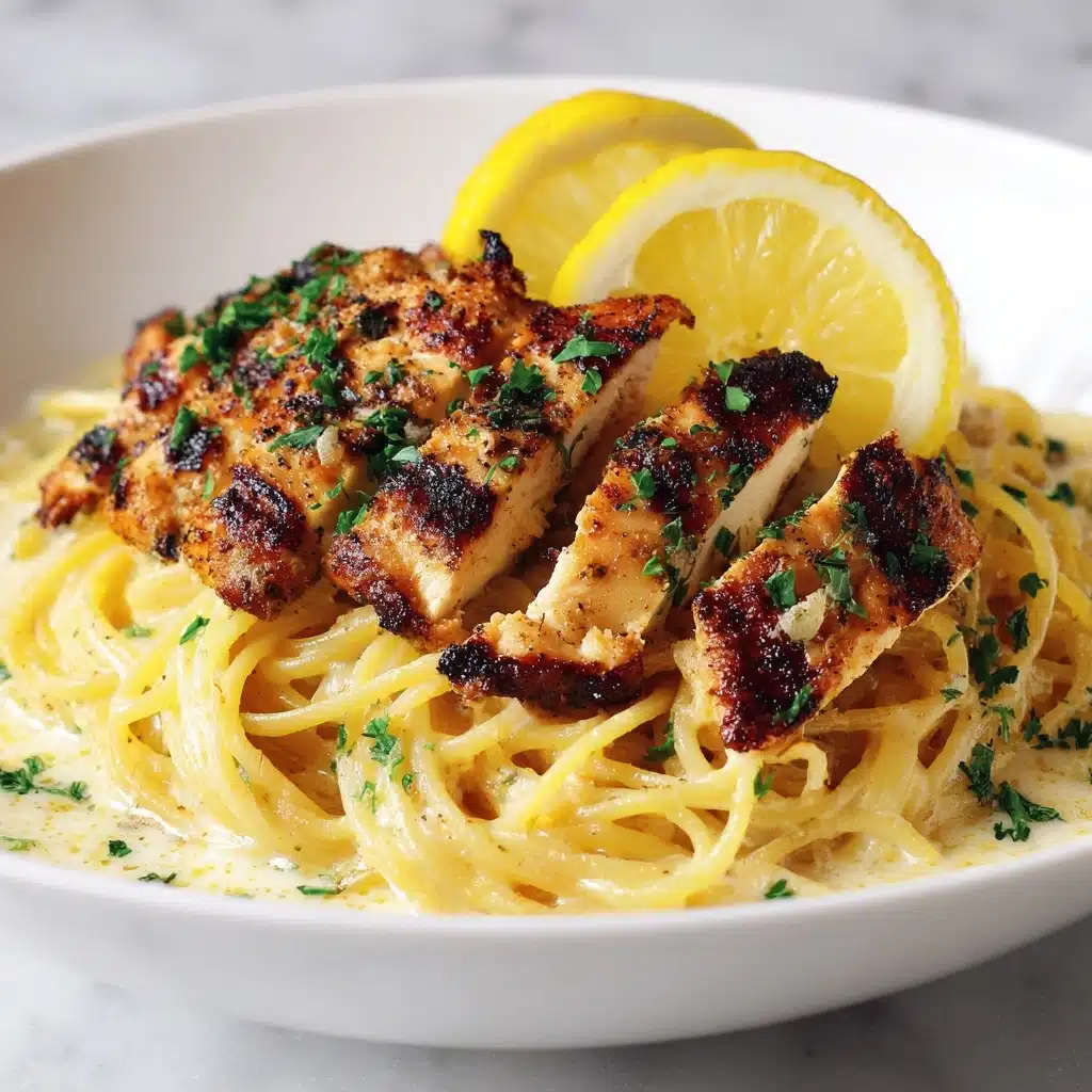 Creamy Chicken Linguine Recipe - Recipe Image