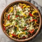 Philly Cheesesteak Casserole Recipe