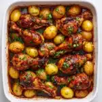 One Pan Lemon Herb Chicken and Potatoes Recipe