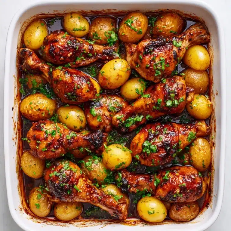One Pan Lemon Herb Chicken and Potatoes Recipe