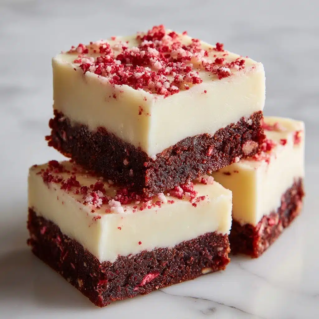 Decadent Red Velvet Brownies with Cream Cheese Frosting Recipe