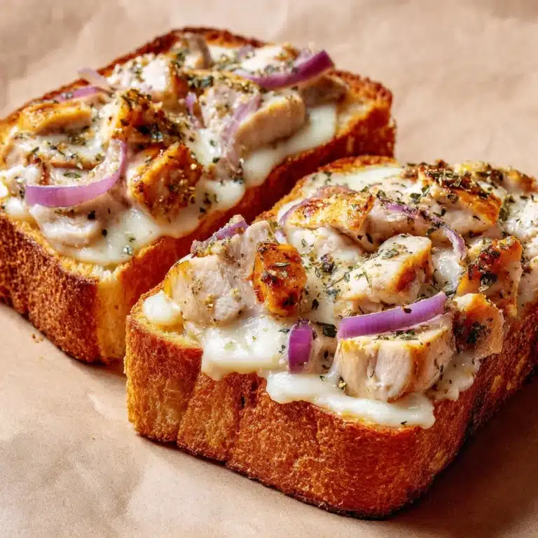 French Bread Chicken Alfredo Pizza Recipe