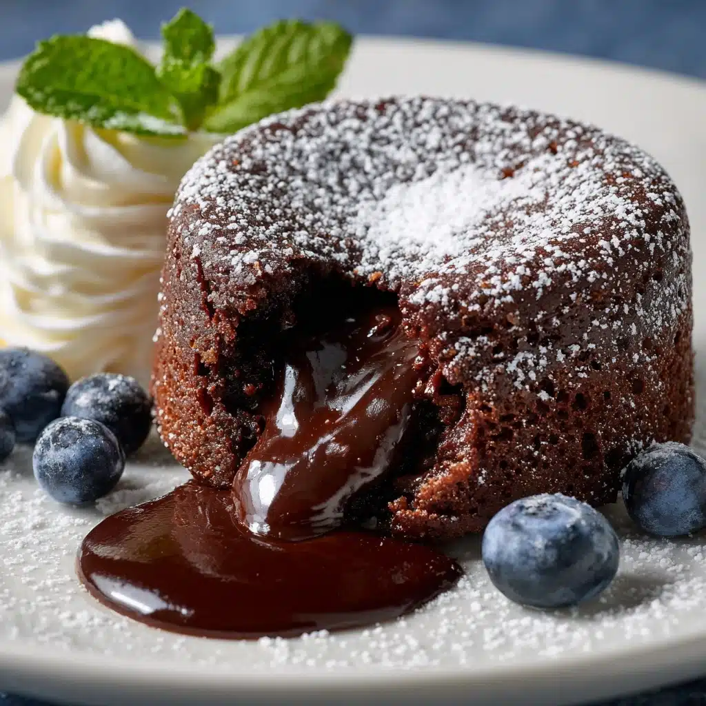 Decadent Air Fryer Chocolate Lava Cakes Recipe - Recipe Image