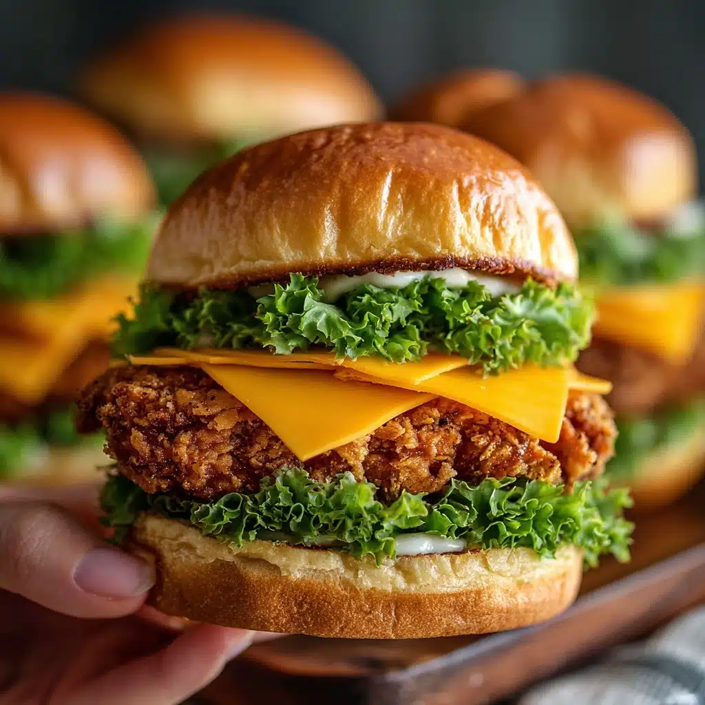 Spicy Crispy Chicken Burger Recipe - Recipe Image