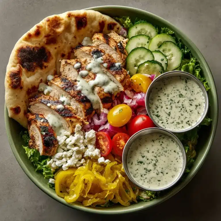 Mediterranean Chicken Tzatziki Bowls Recipe