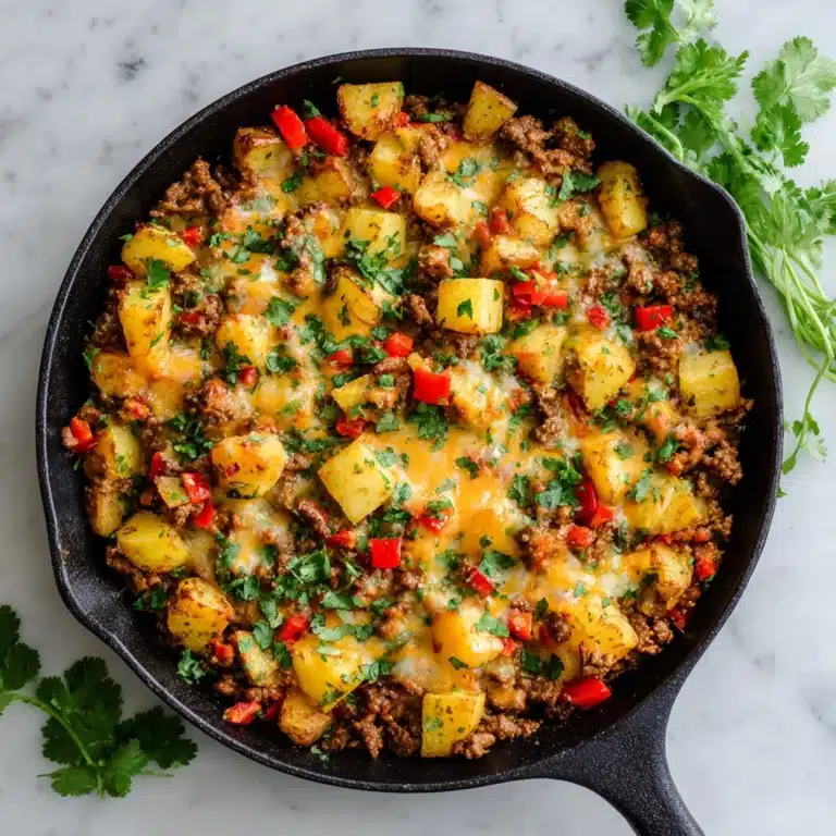 Mexican Ground Beef and Potato Skillet Recipe