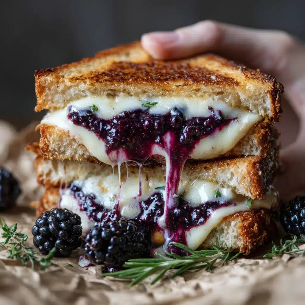 Blackberry Balsamic and Brie Grilled Cheese Recipe