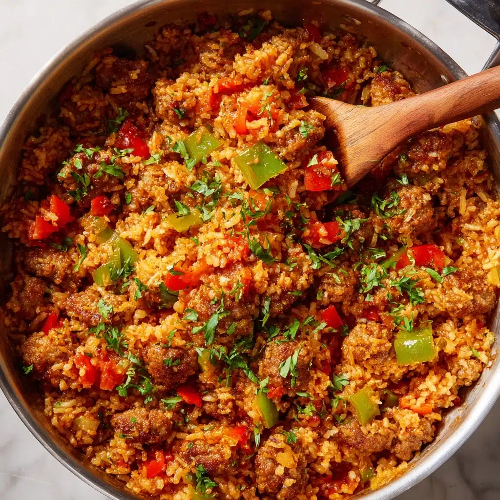 Cajun Sausage and Rice Skillet Recipe - Recipe Image