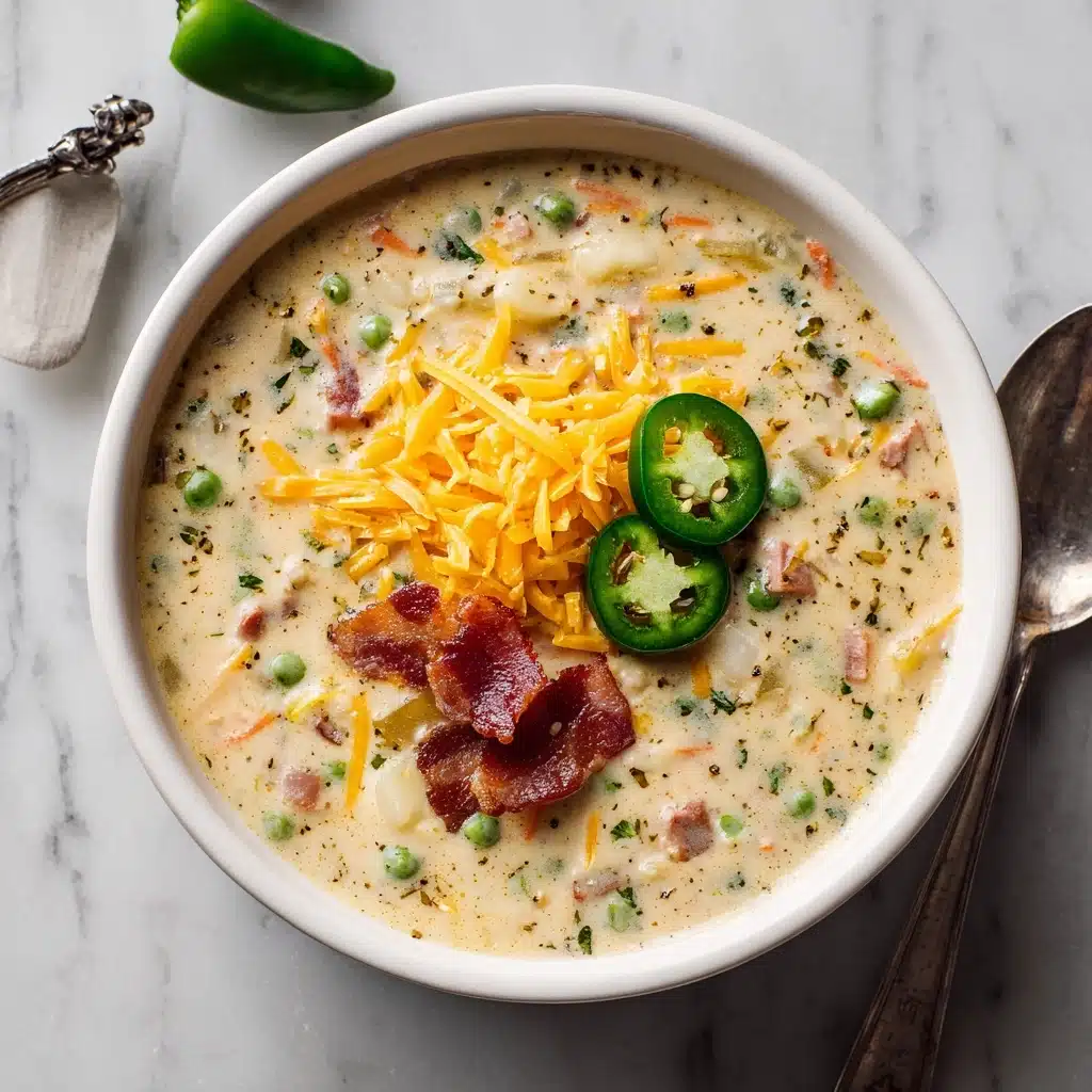 Jalapeno Popper Chicken Soup Recipe - Recipe Image