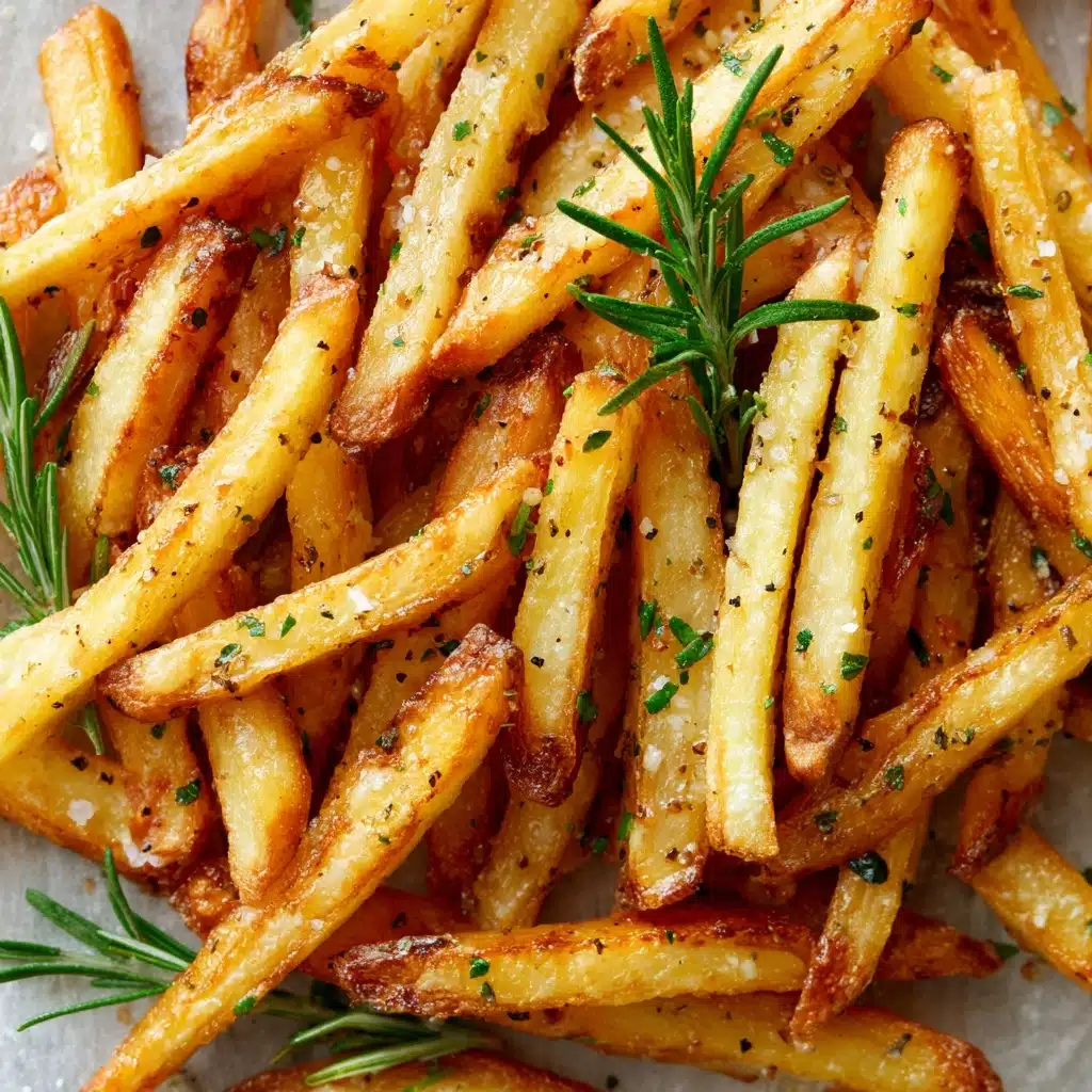 Rosemary Straw Potatoes with Lemon Salt Recipe - Recipe Image