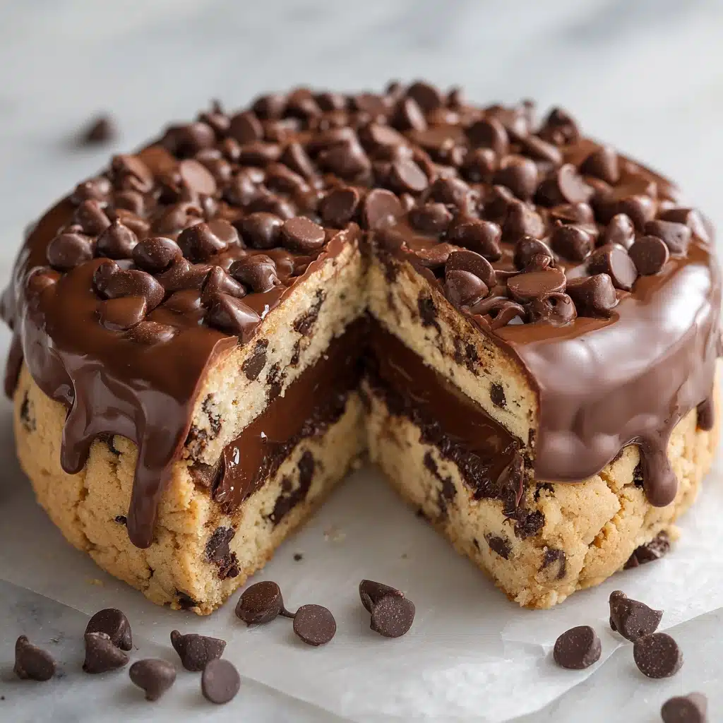 Nutella Stuffed Cookie Pie Recipe
