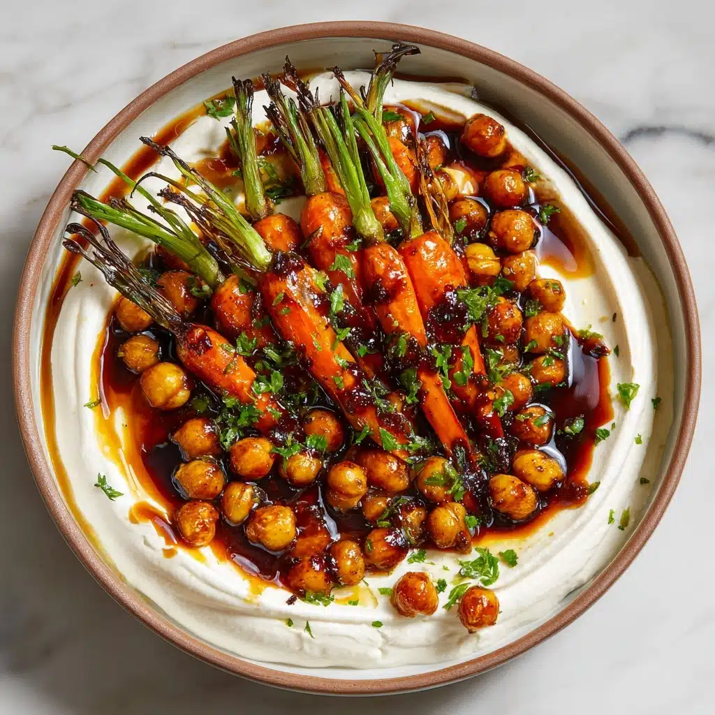 s with Crispy Chickpeas and Yogurt Sauce Recipe - Recipe Image