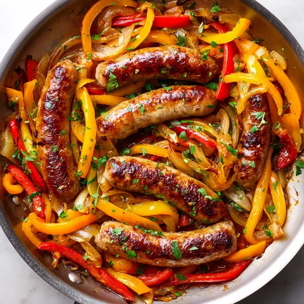 Sausage and Peppers Skillet Recipe - Recipe Image