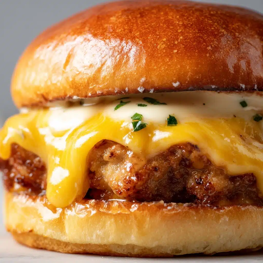 Smash Chicken Burger Recipe - Recipe Image