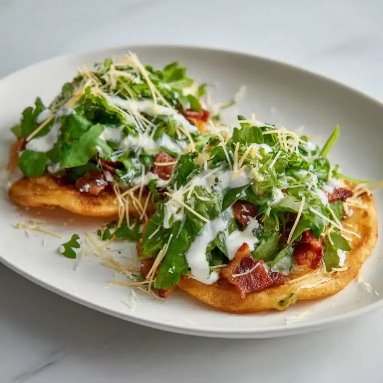 Smash Chicken Caesar Tacos Recipe