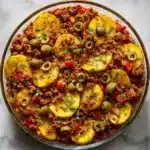 Southern Five Layer Beef Casserole Recipe