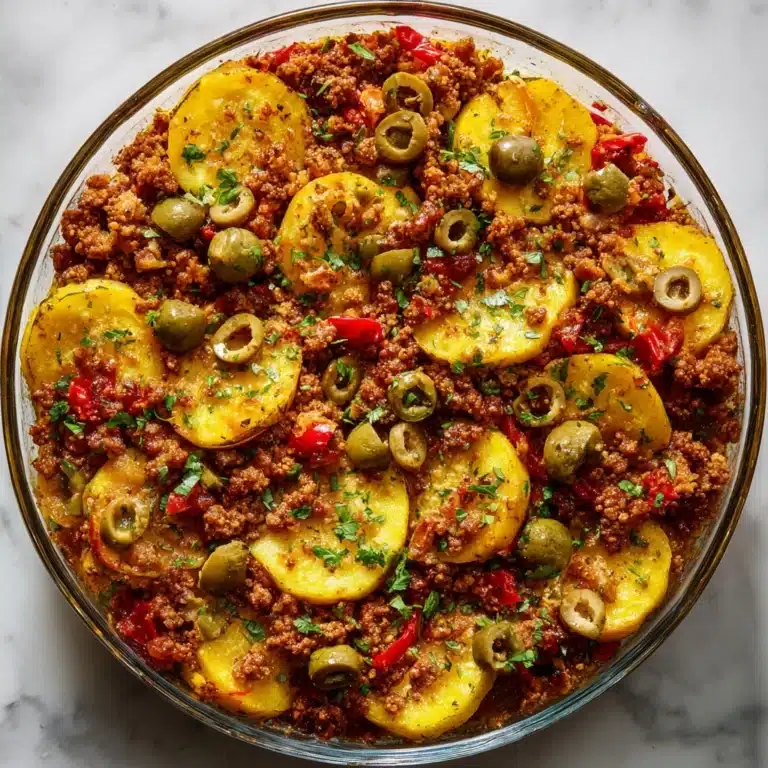 Southern Five Layer Beef Casserole Recipe